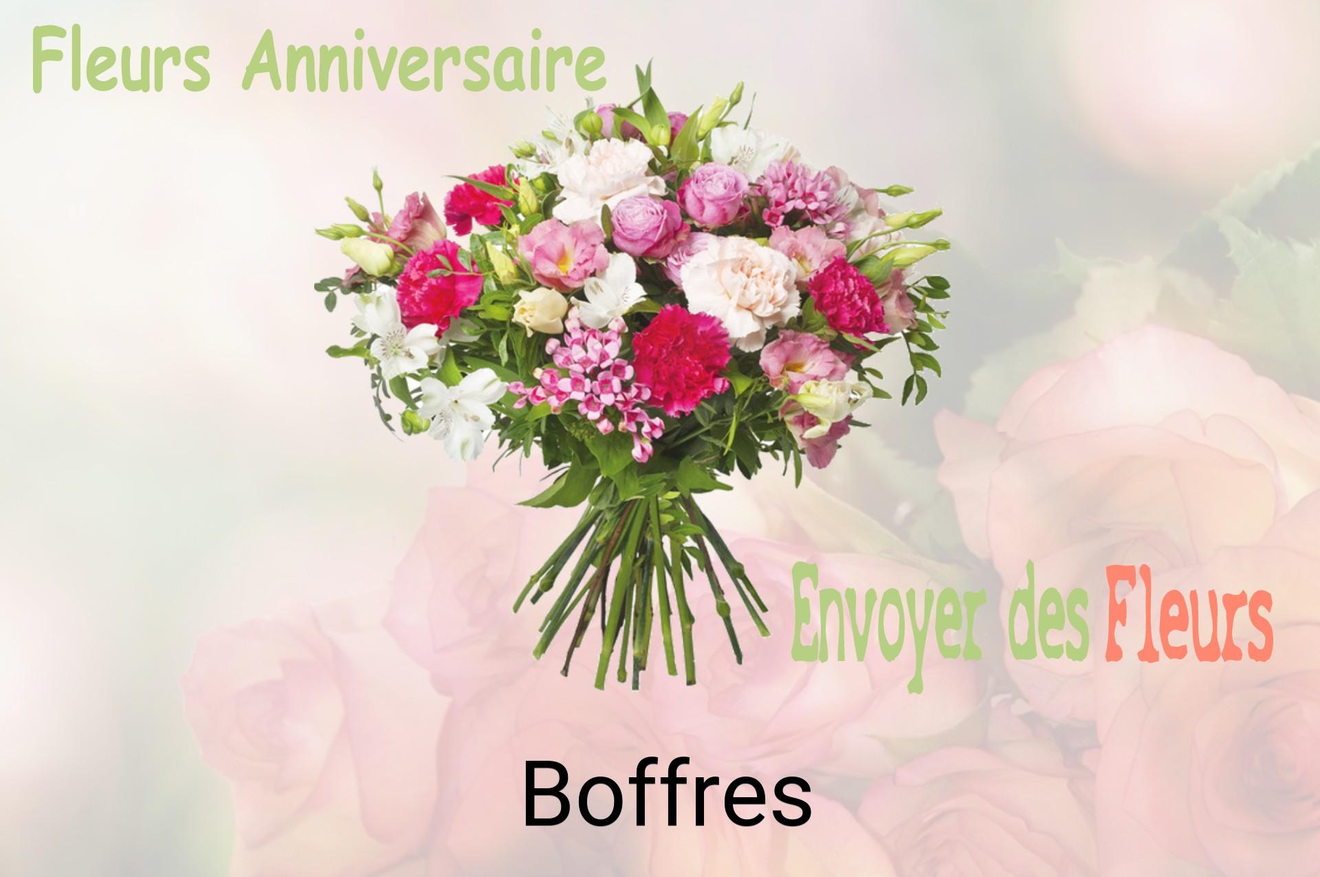 Bouquet de fleurs d’anniversaire livré à Boffres