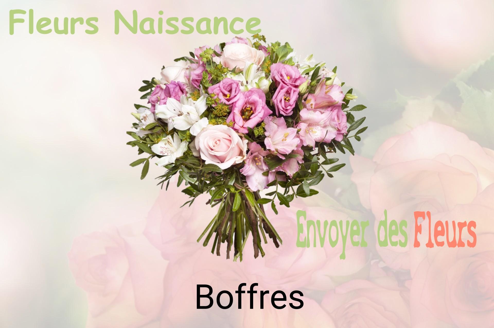 Bouquet de fleurs de naissance livré à Boffres